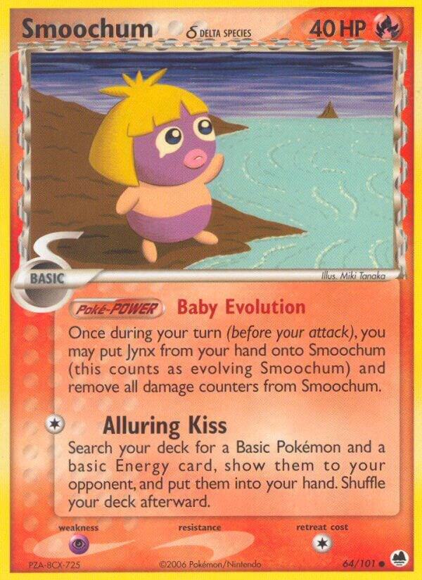 Smoochum (Delta Species) 64/101 card from Dragon Frontiers