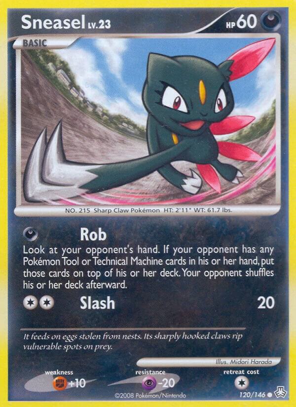 Sneasel 120/146 card from Legends Awakened