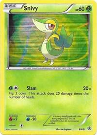 Snivy BW01 card from Black and White Promos