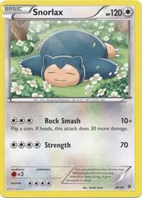 Snorlax 26/39 card from Kalos Starter Set