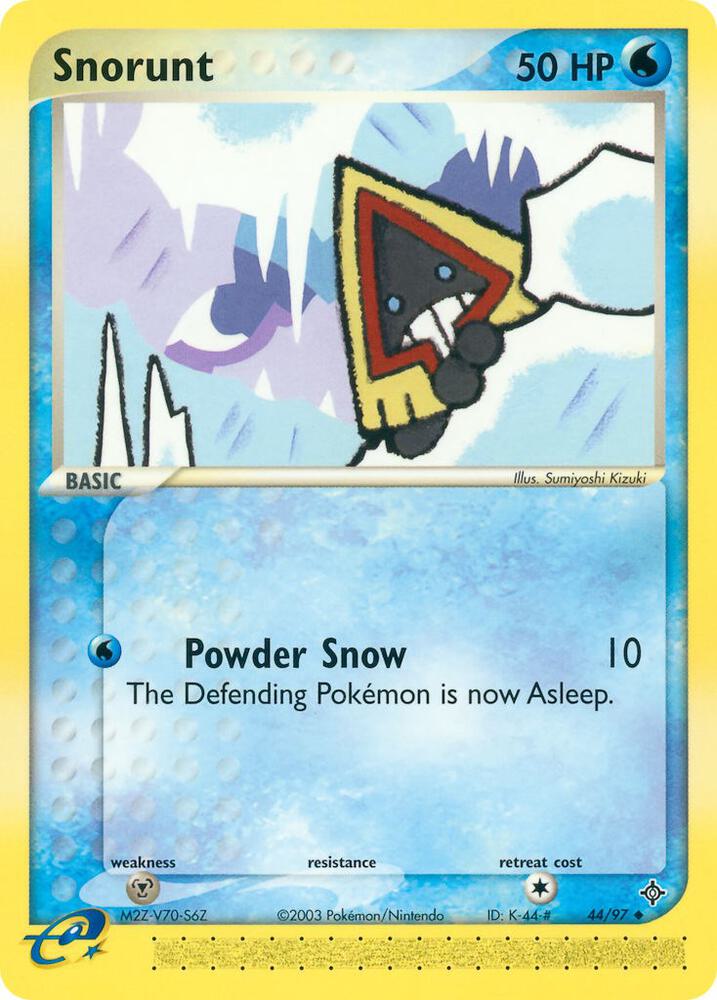 Snorunt 44/97 card from Dragon