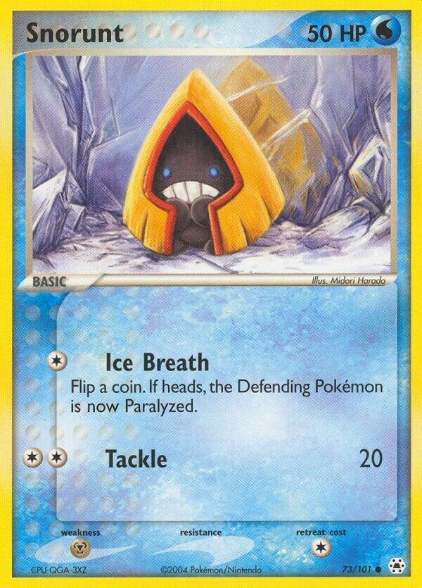 Snorunt 73/101 card from Hidden Legends