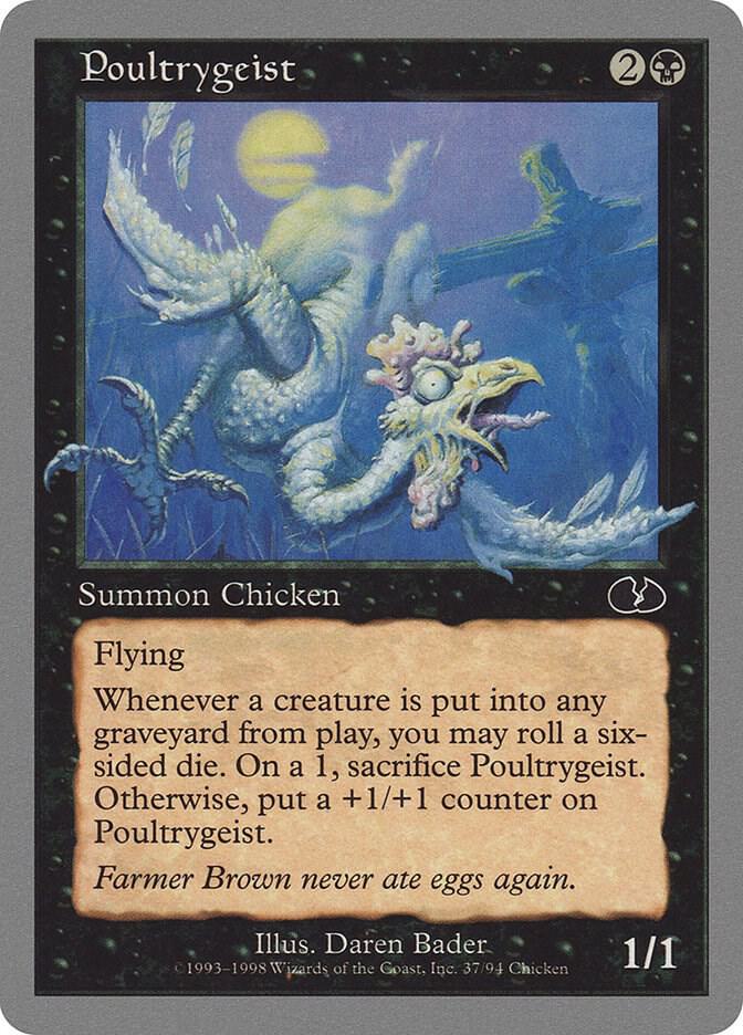 Poultrygeist 37 card from Unglued