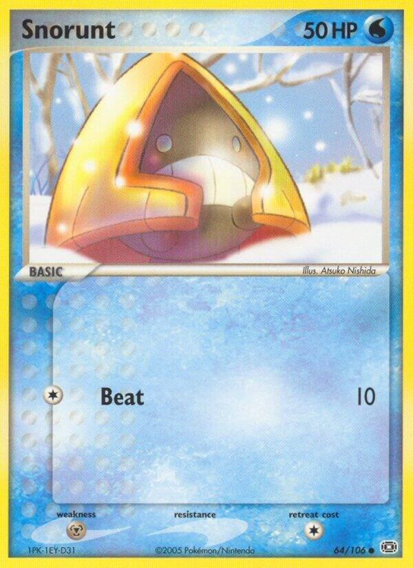 Snorunt 64/106 card from Emerald