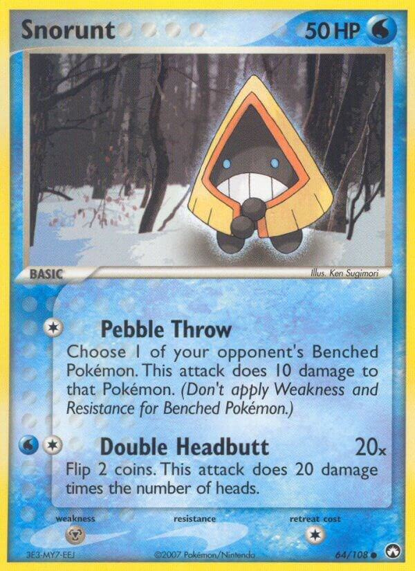 Snorunt 64/108 card from Power Keepers