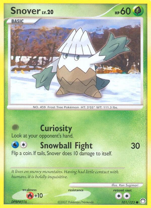 Snover 101/123 card from Mysterious Treasures