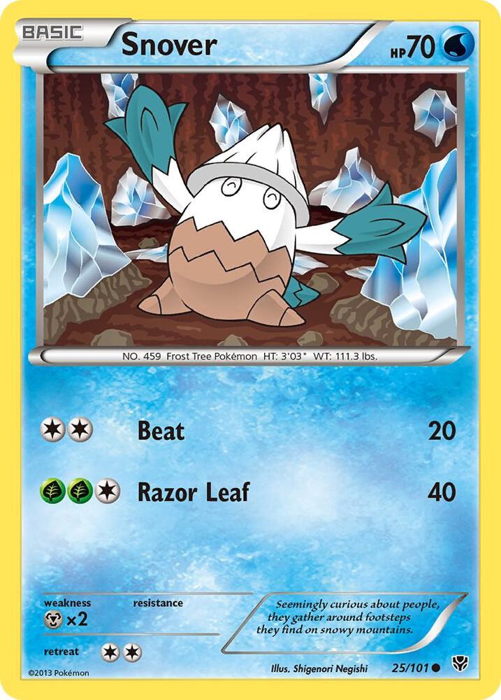 Snover 25/101 card from Plasma Blast