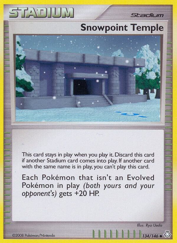 Snowpoint Temple 134/146 card from Legends Awakened