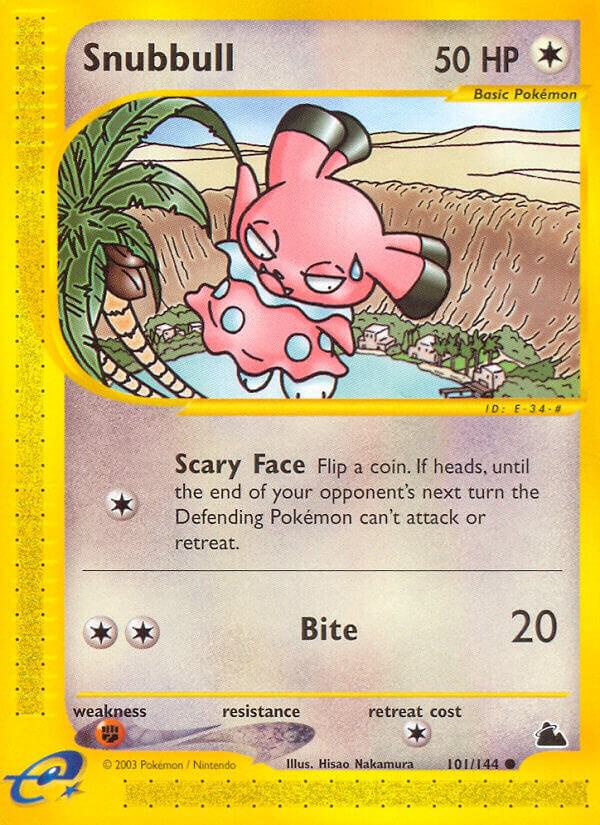 Snubbull 101/144 card from Skyridge