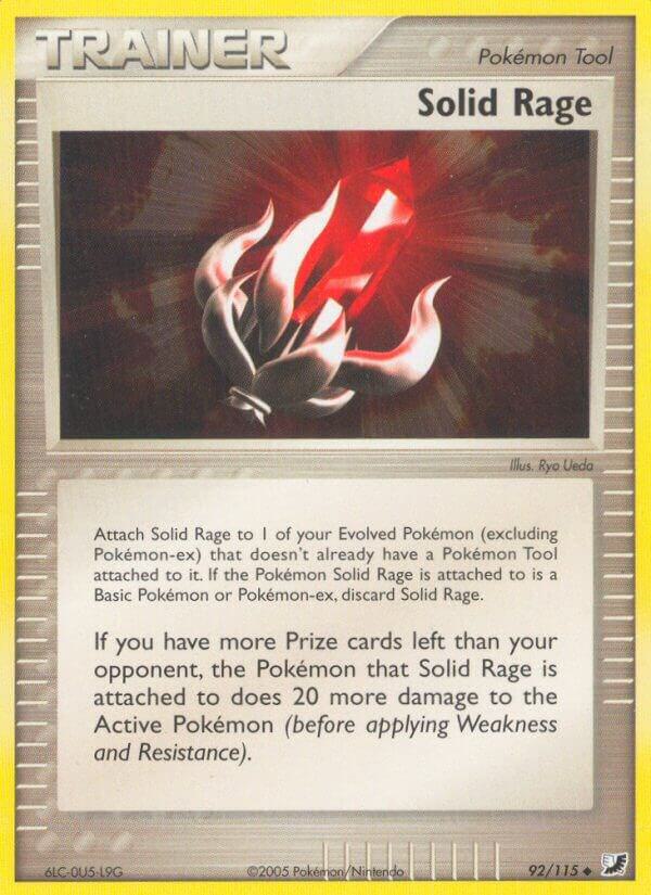 Solid Rage 92/115 card from Unseen Forces