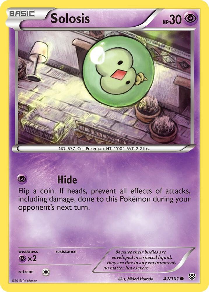 Solosis 42/101 card from Plasma Blast