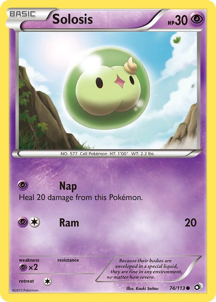 Solosis (74) 74/113 card from Legendary Treasures