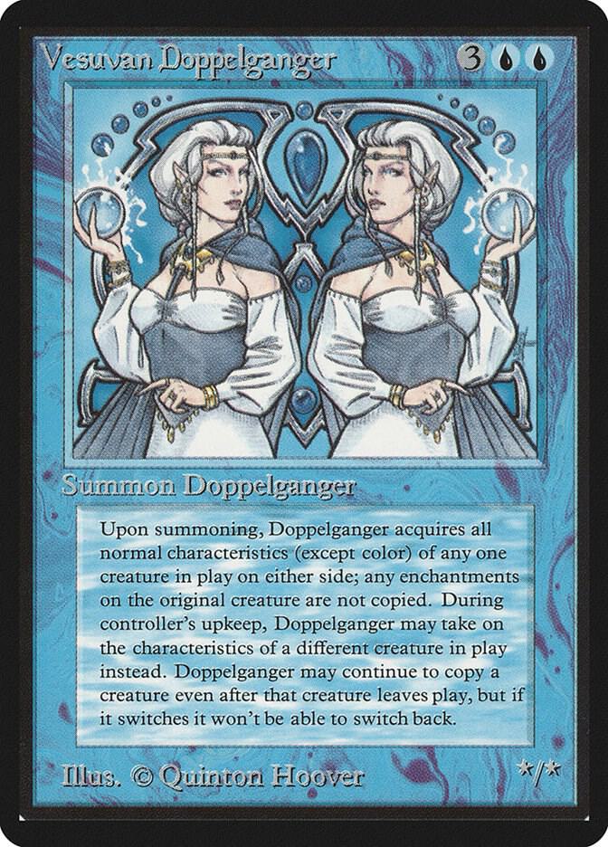 Vesuvan Doppelganger card from Beta Edition
