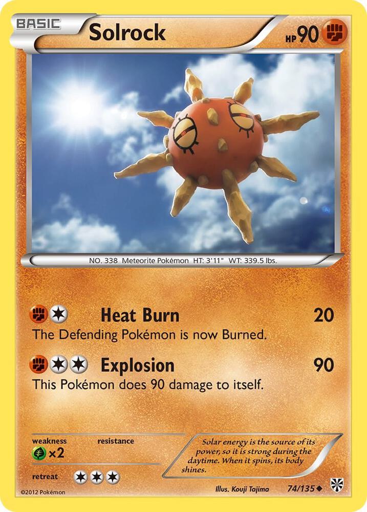 Solrock 74/135 card from Plasma Storm
