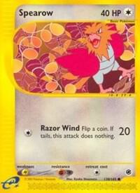 Spearow 130/165 card from Expedition