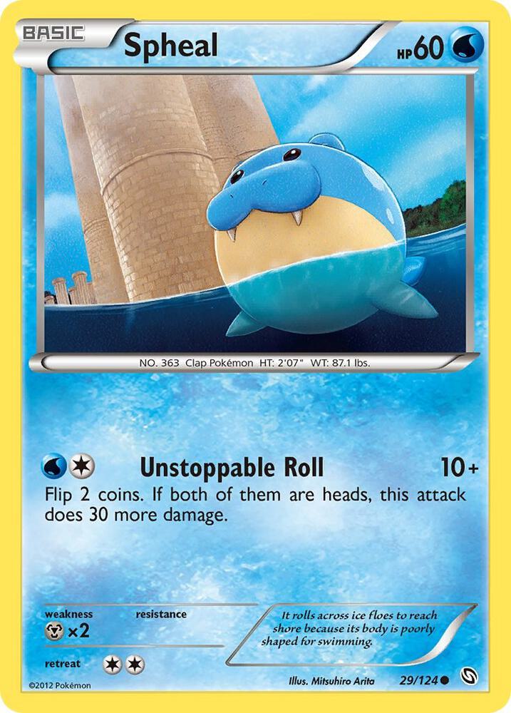 Spheal 29/124 card from Dragons Exalted
