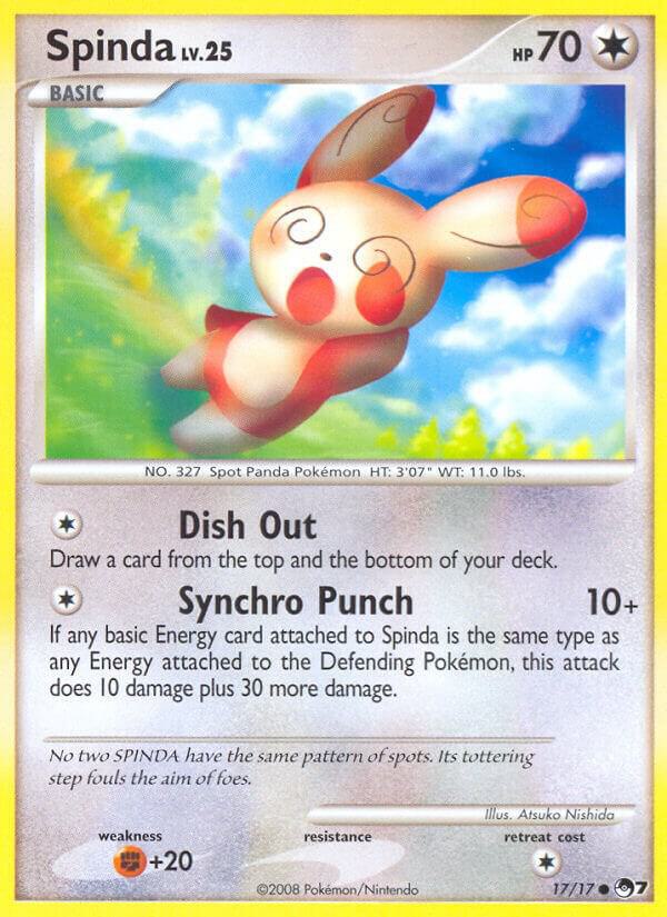 Spinda 017/017 card from POP Series 7