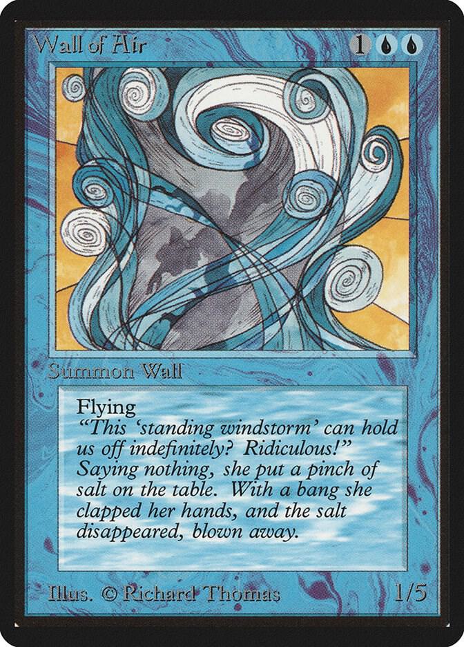 Wall of Air card from Beta Edition