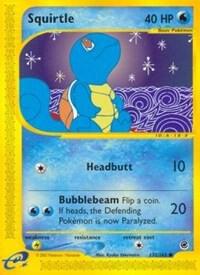 Squirtle (132) 132/165 card from Expedition