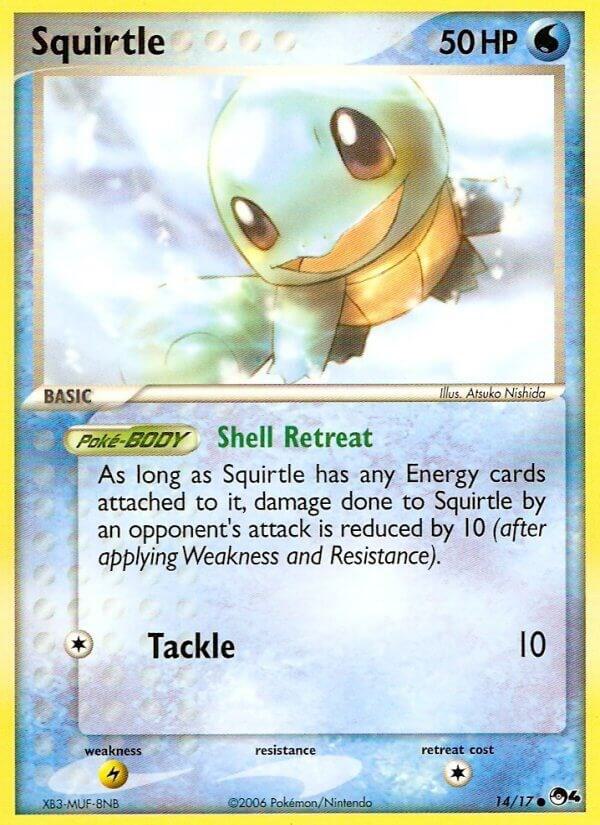 Squirtle 014/017 card from POP Series 4
