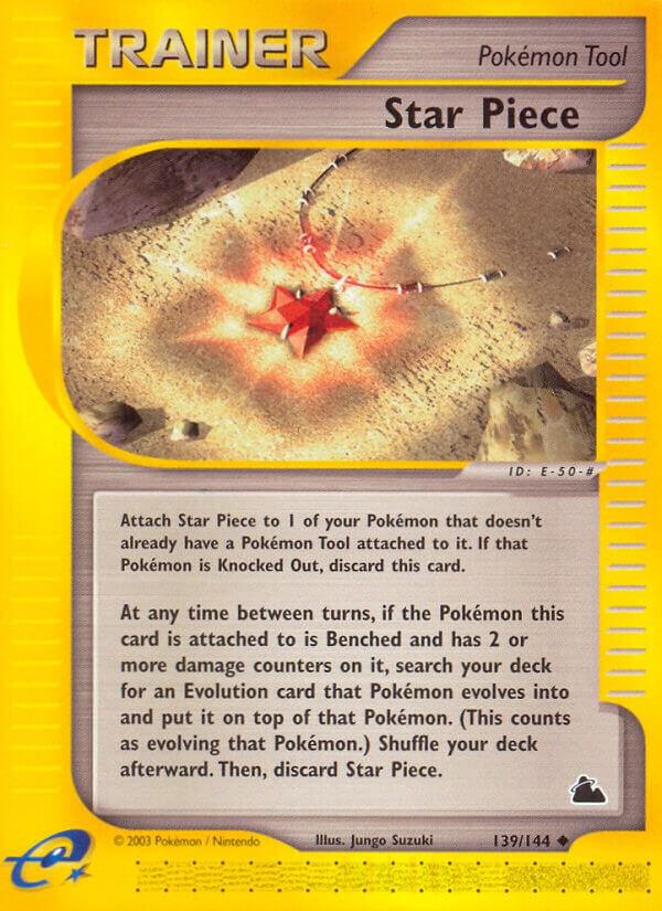 Star Piece 139/144 card from Skyridge