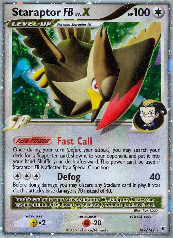 Staraptor FB Lv.X 147 card from Supreme Victors