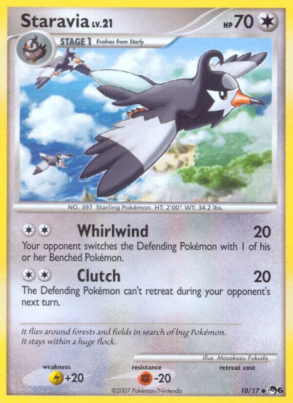 Staravia 010/015 card from POP Series 6
