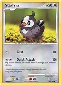 Starly 101/130 card from Diamond and Pearl