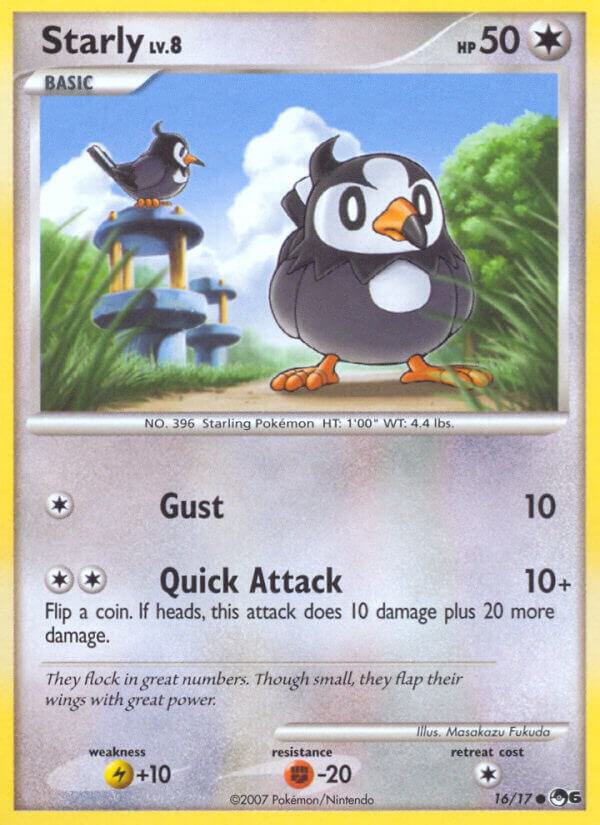 Starly 016/017 card from POP Series 6