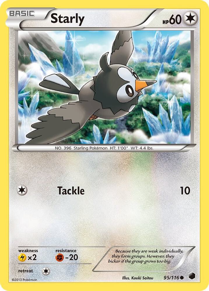 Starly 95/116 card from Plasma Freeze