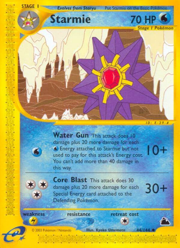 Starmie (44) 044/144 card from Skyridge