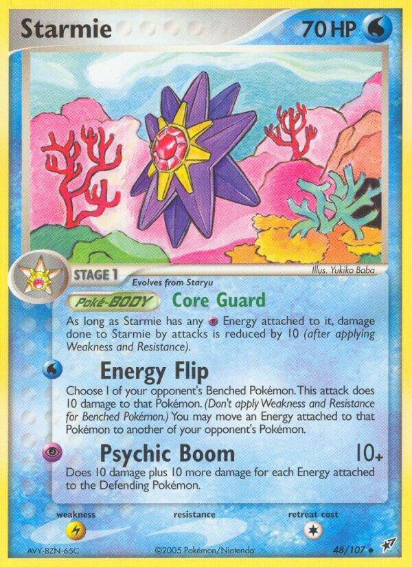 Starmie 48/107 card from Deoxys