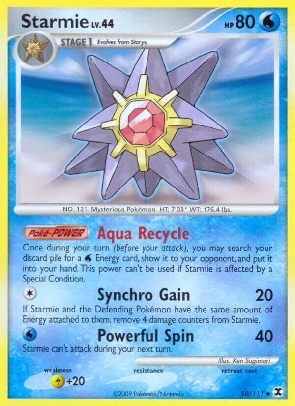 Starmie 50/111 card from Rising Rivals
