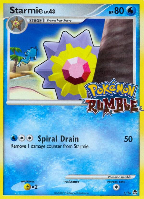 Starmie 5 card from Rumble
