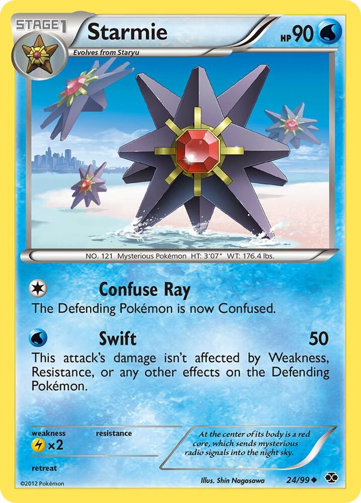 Starmie 24/99 card from Next Destinies