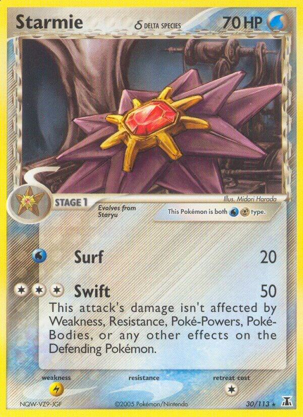 Starmie - 030/113 (Delta Species) 30/113 card from Delta Species