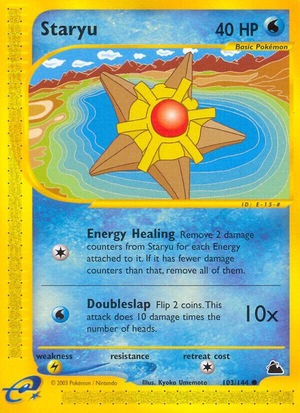 Staryu (103) 103/144 card from Skyridge
