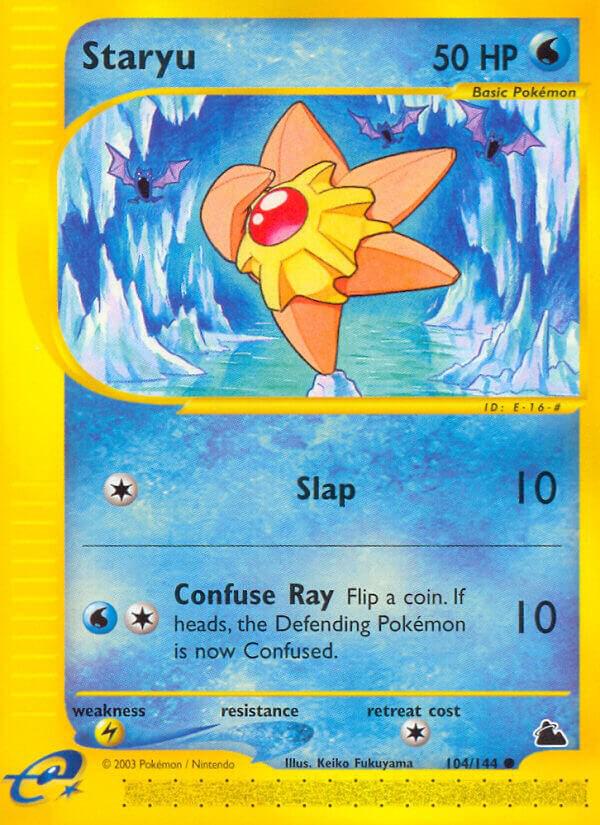 Staryu (104) 104/144 card from Skyridge