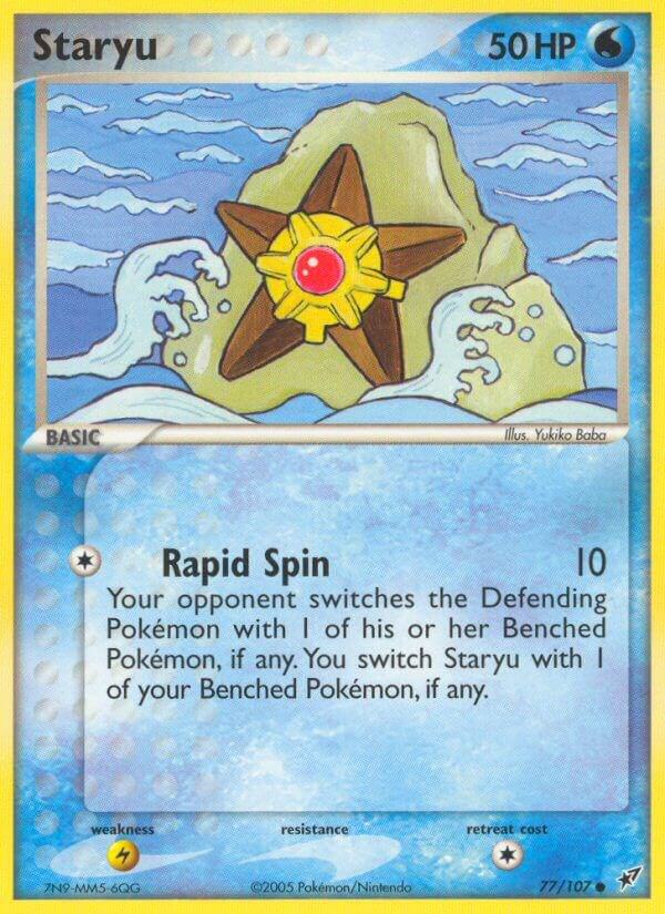 Staryu 77/107 card from Deoxys