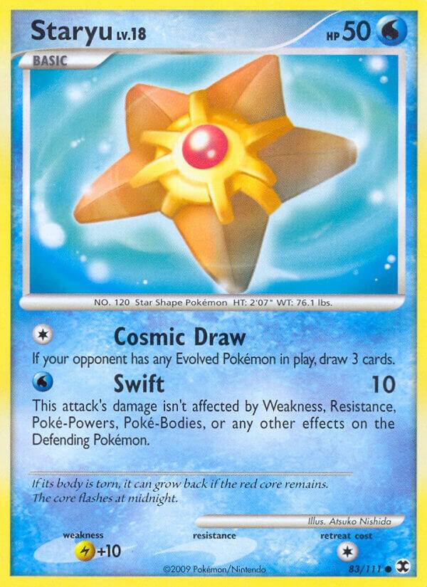 Staryu 83/111 card from Rising Rivals