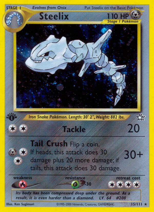 Steelix 015/111 card from Neo Genesis