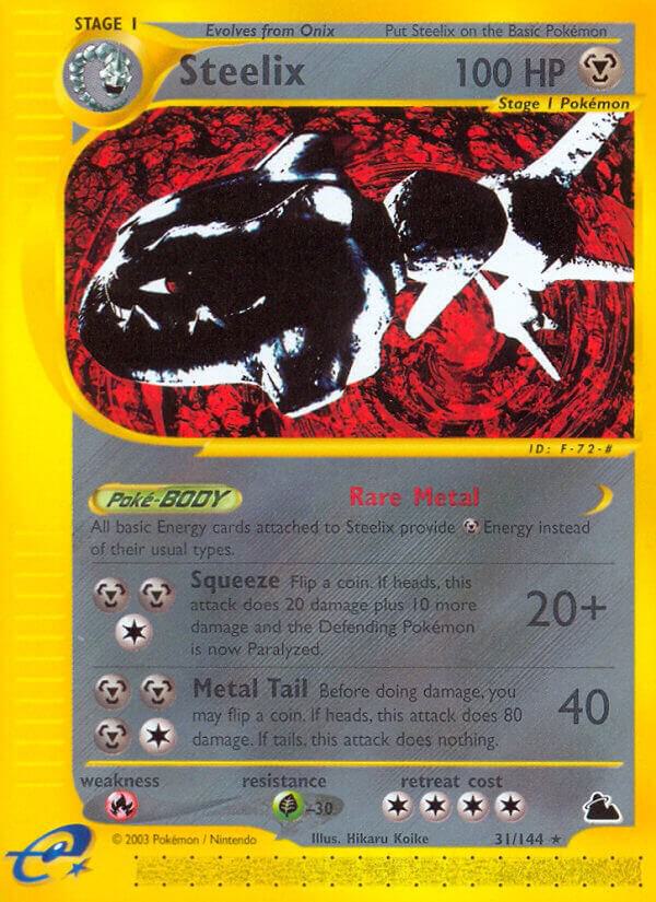 Steelix (31) 031/144 card from Skyridge