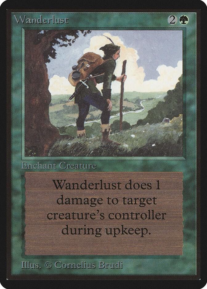 Wanderlust card from Beta Edition