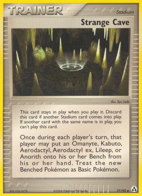 Strange Cave 77/92 card from Legend Maker
