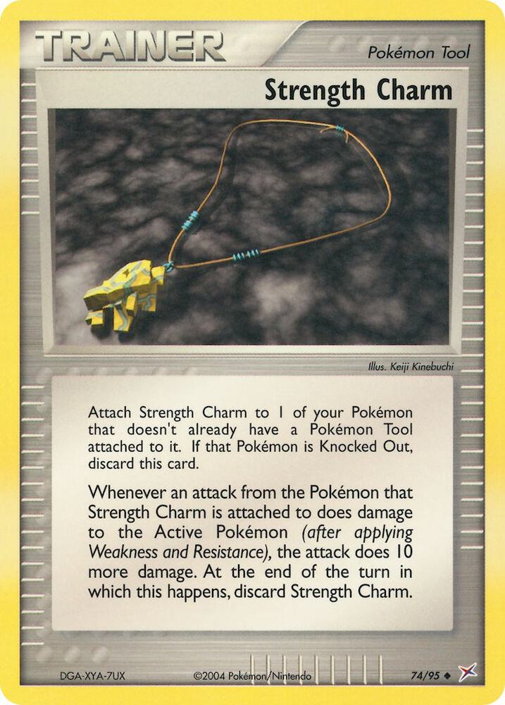 Strength Charm 74/95 card from Team Magma vs Team Aqua