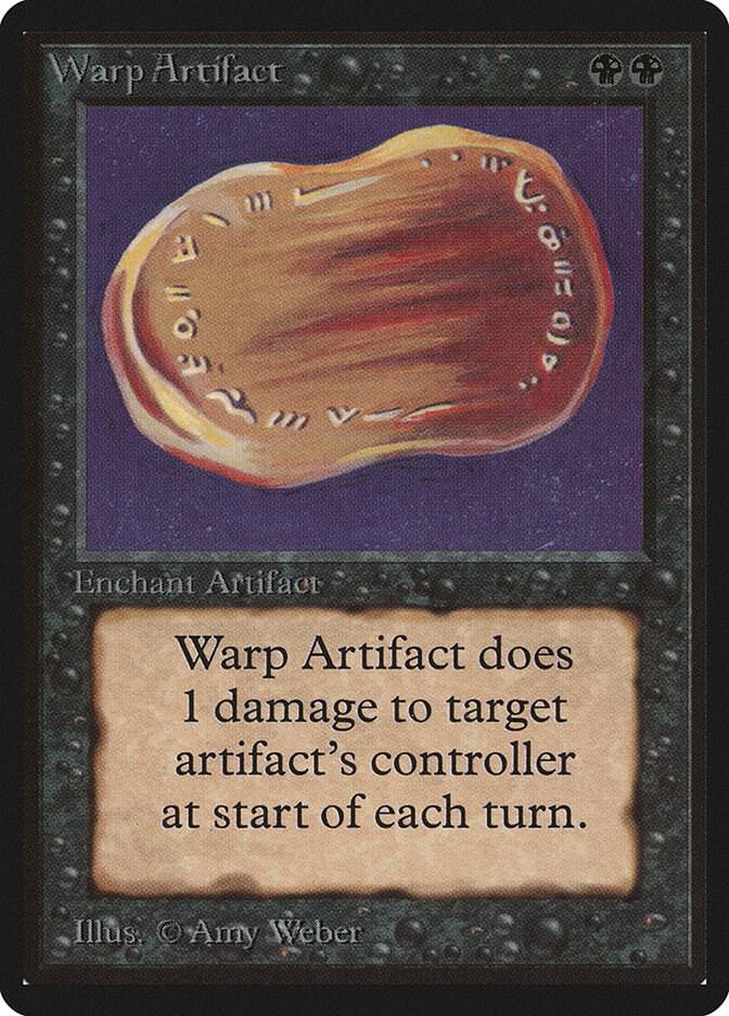 Warp Artifact card from Beta Edition