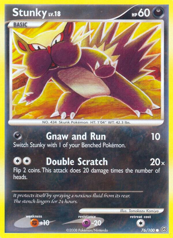 Stunky 76/100 card from Stormfront