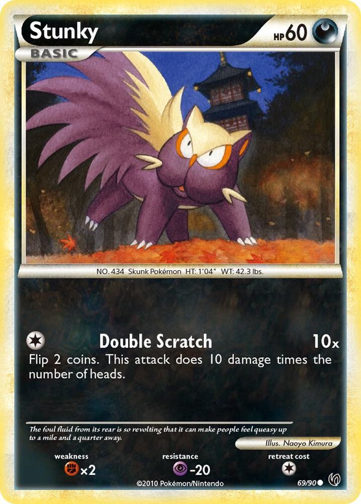 Stunky 69/90 card from Undaunted
