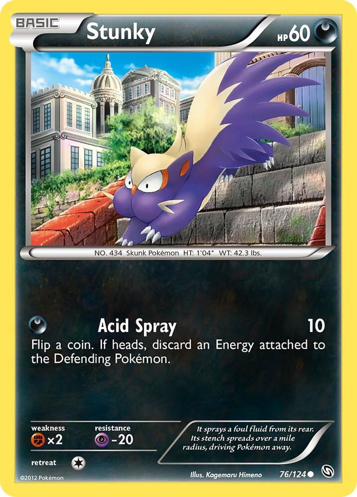 Stunky 76/124 card from Dragons Exalted