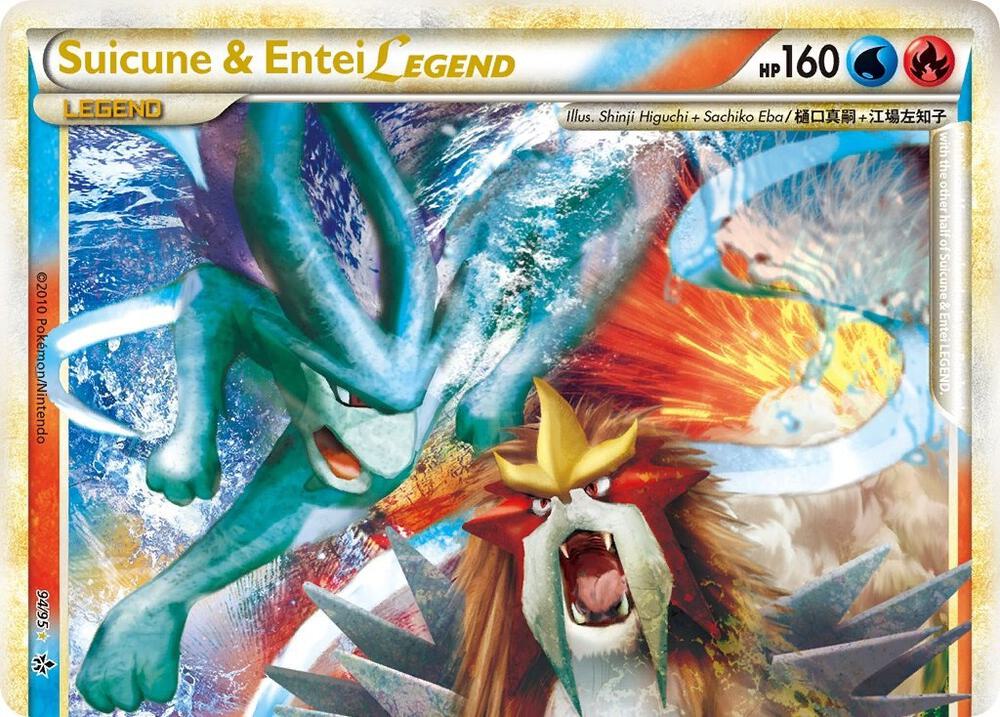 Suicune & Entei Legend (Top) 94/95 card from Unleashed